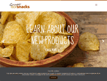 Tablet Screenshot of grupoibersnacks.com